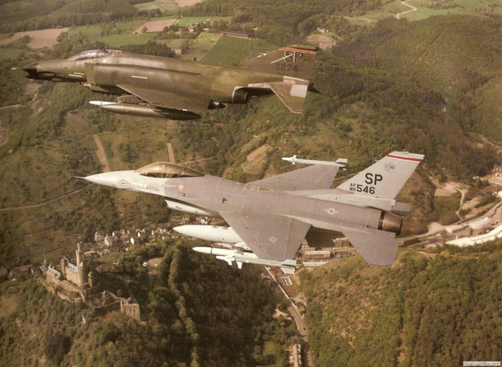 In November of 1976 the 480th Tactical Fighter Squadron was reactivated at Spangdahlem AB, Germany, as part of the 52nd TFW (later the 52nd Fighter Wing). Flying the F-4D, the unit was tasked with maintaining an operationally ready nuclear strike capability, conventional attack, interdiction, armed reconnaissance, and close air support missions. Three years later, in 1979, the squadron gained additional capabilities by transitioning to the F-4E (outfitted with the ARN-101 Digital Modular Avionics System).  The squadron earned an AF Outstanding Unit Award, 1 Jul 1978 - 30 Jun 1980.